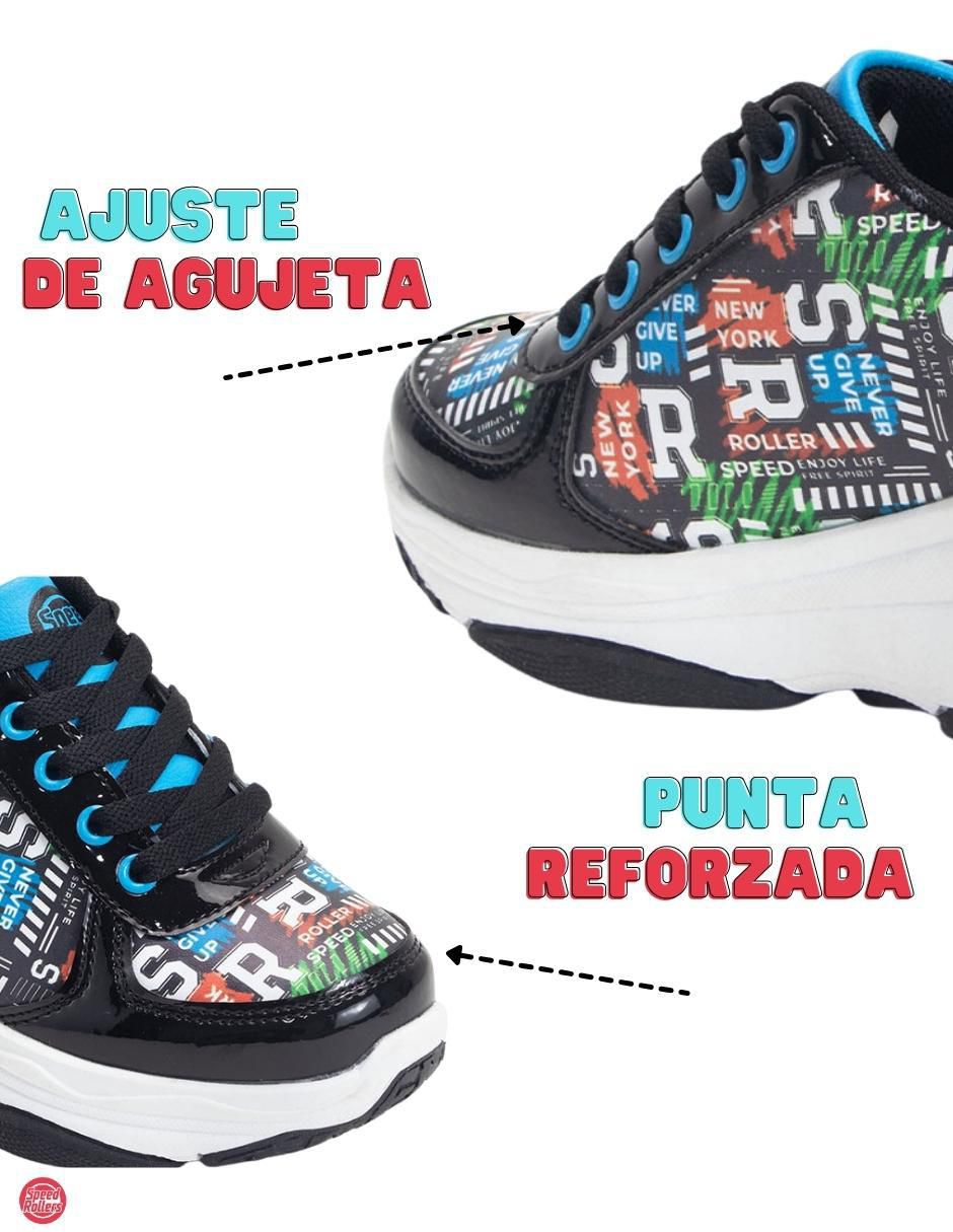 Tenis con ruedas para niño Street Skate 7