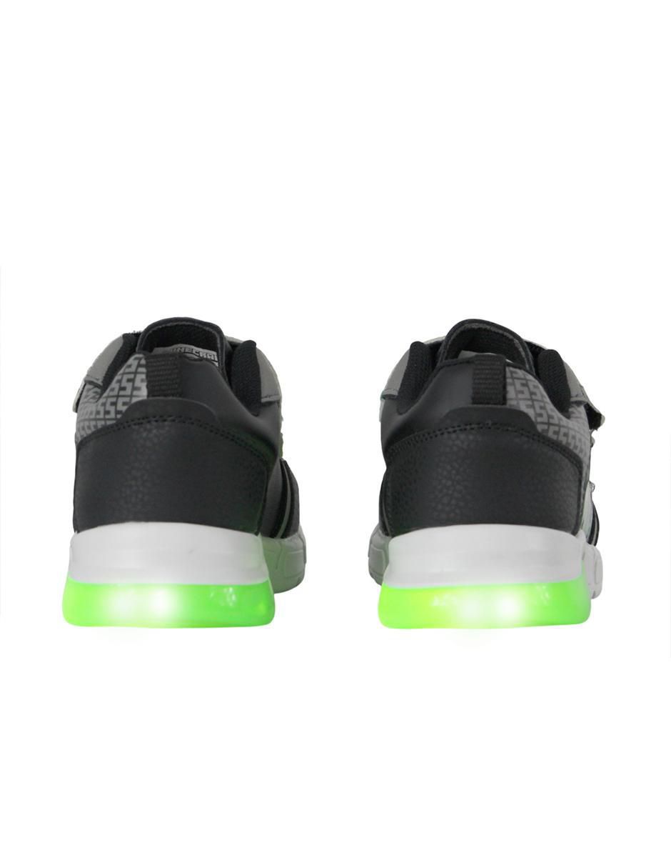 Tenis luz led para niño Minecraft 3