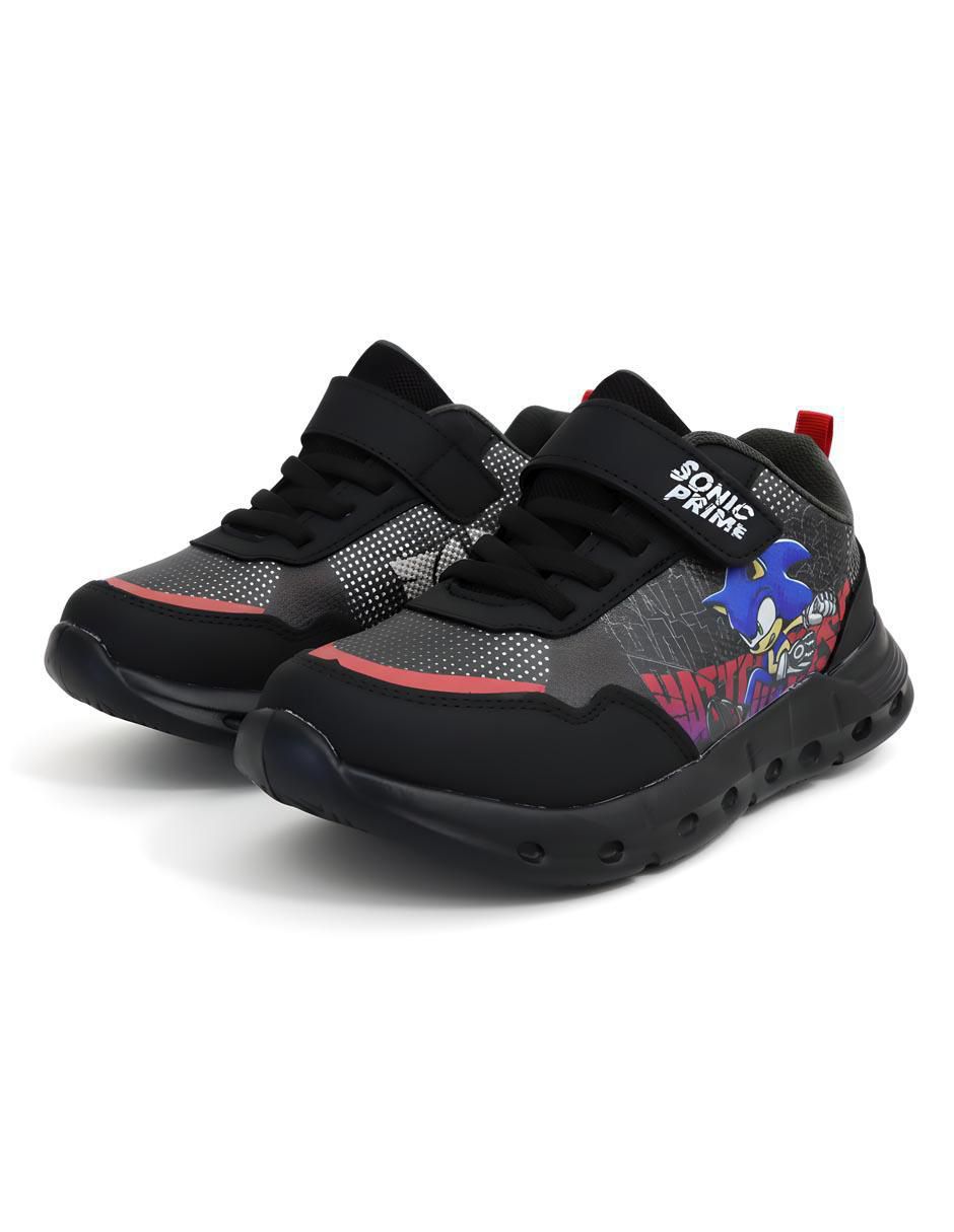 Tenis luz led para niño Sonic 7