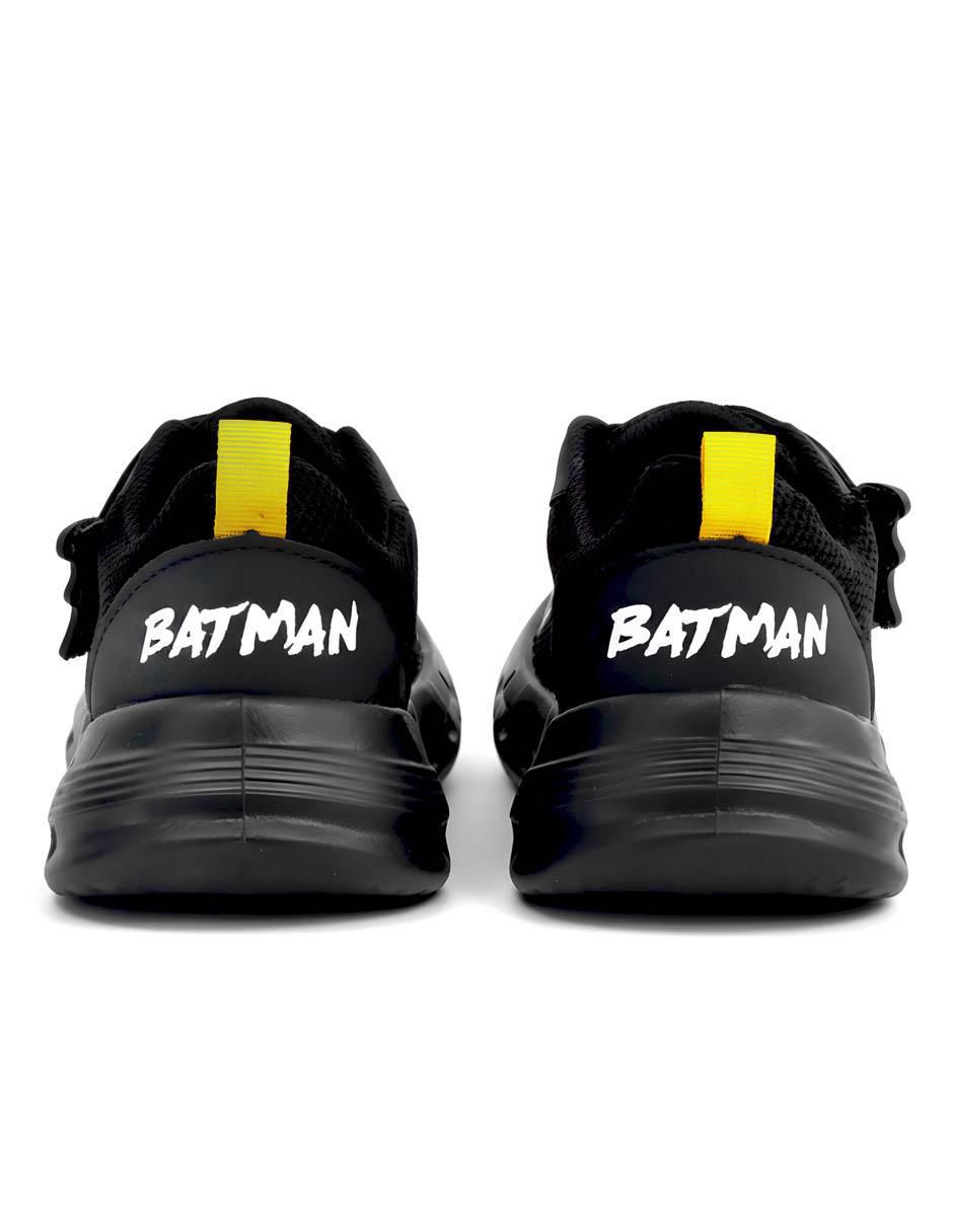 Tenis luz led para niño Batman 6