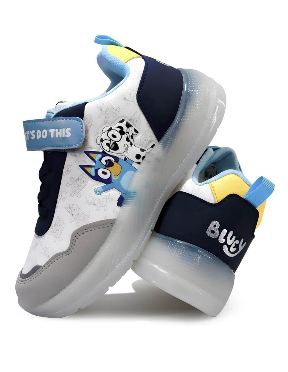 Tenis luz led para niño Bluey Y Bingo 4