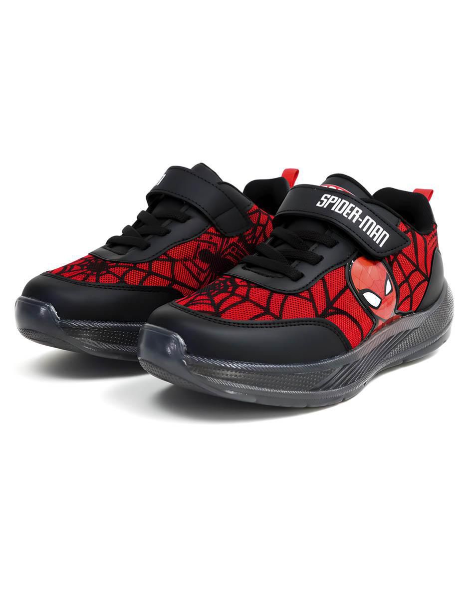 Tenis luz led para niño Spider-Man 7