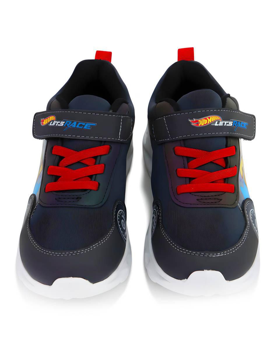 Tenis con luz para niño Hot Wheels Let's Race 8