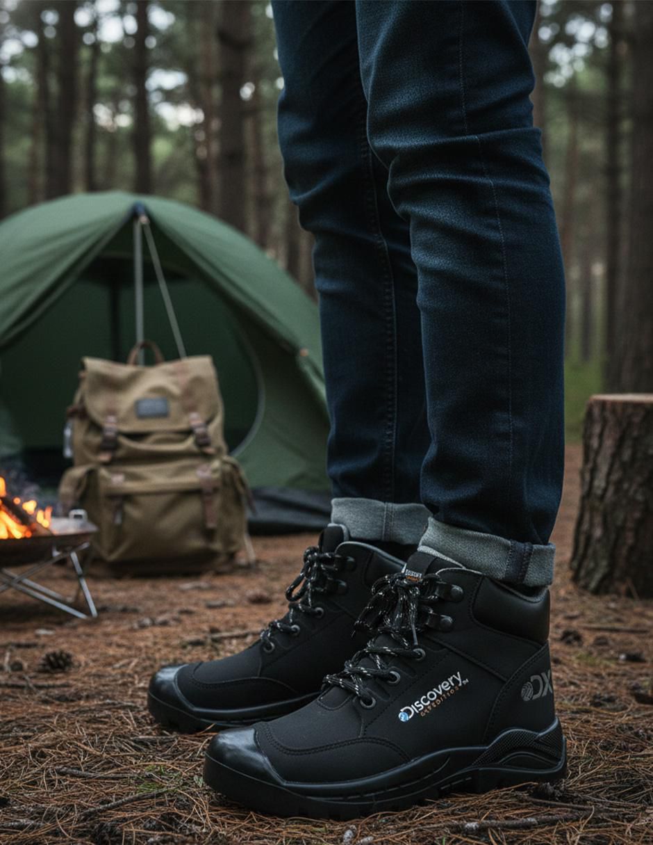 Bota "de piel"(si aplica) discovery outdoor no aplica "para" infantil niño