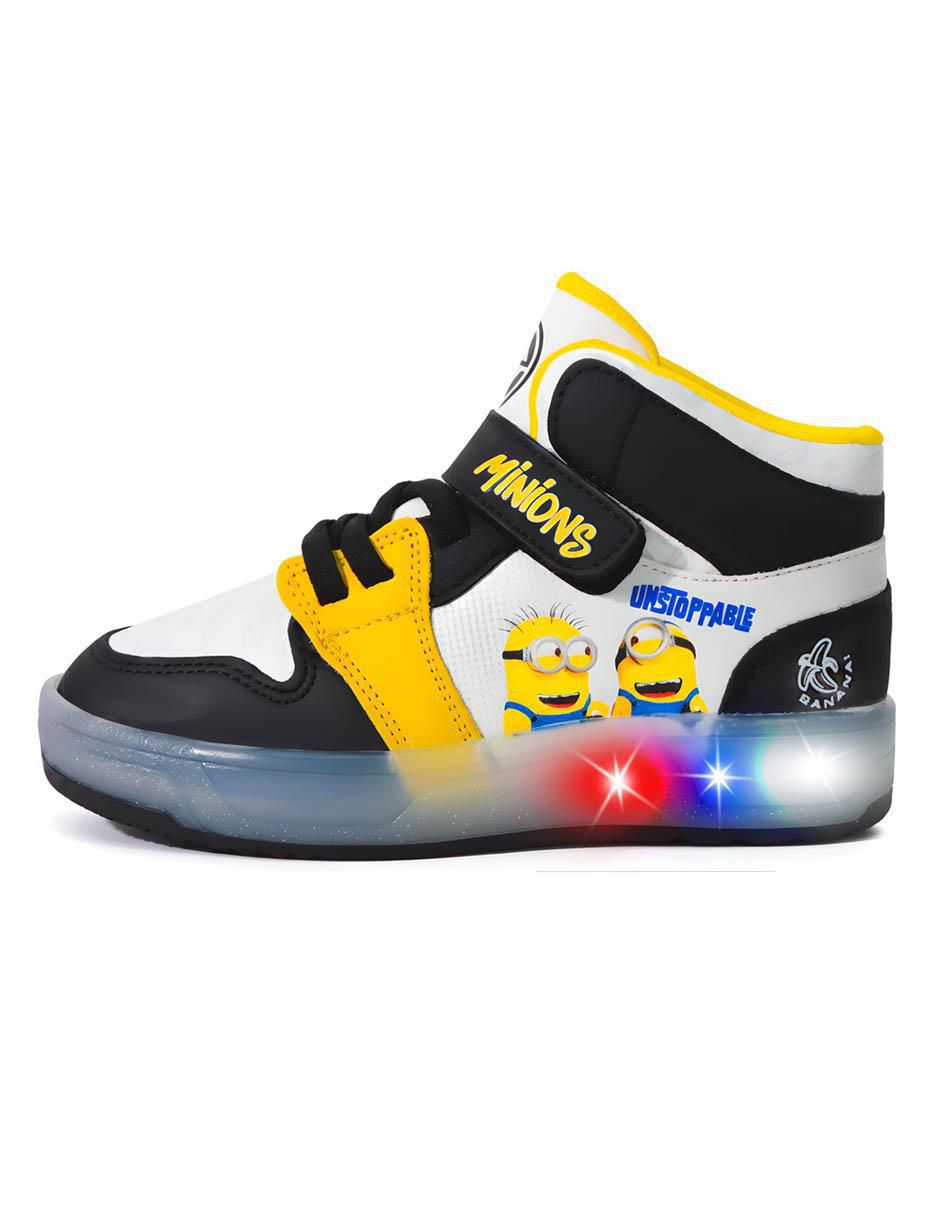 Tenis con luz para niño Minions