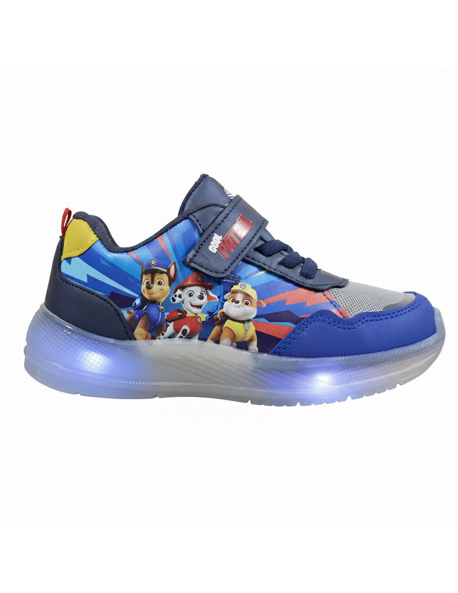 Tenis con luz para niño Paw Patrol