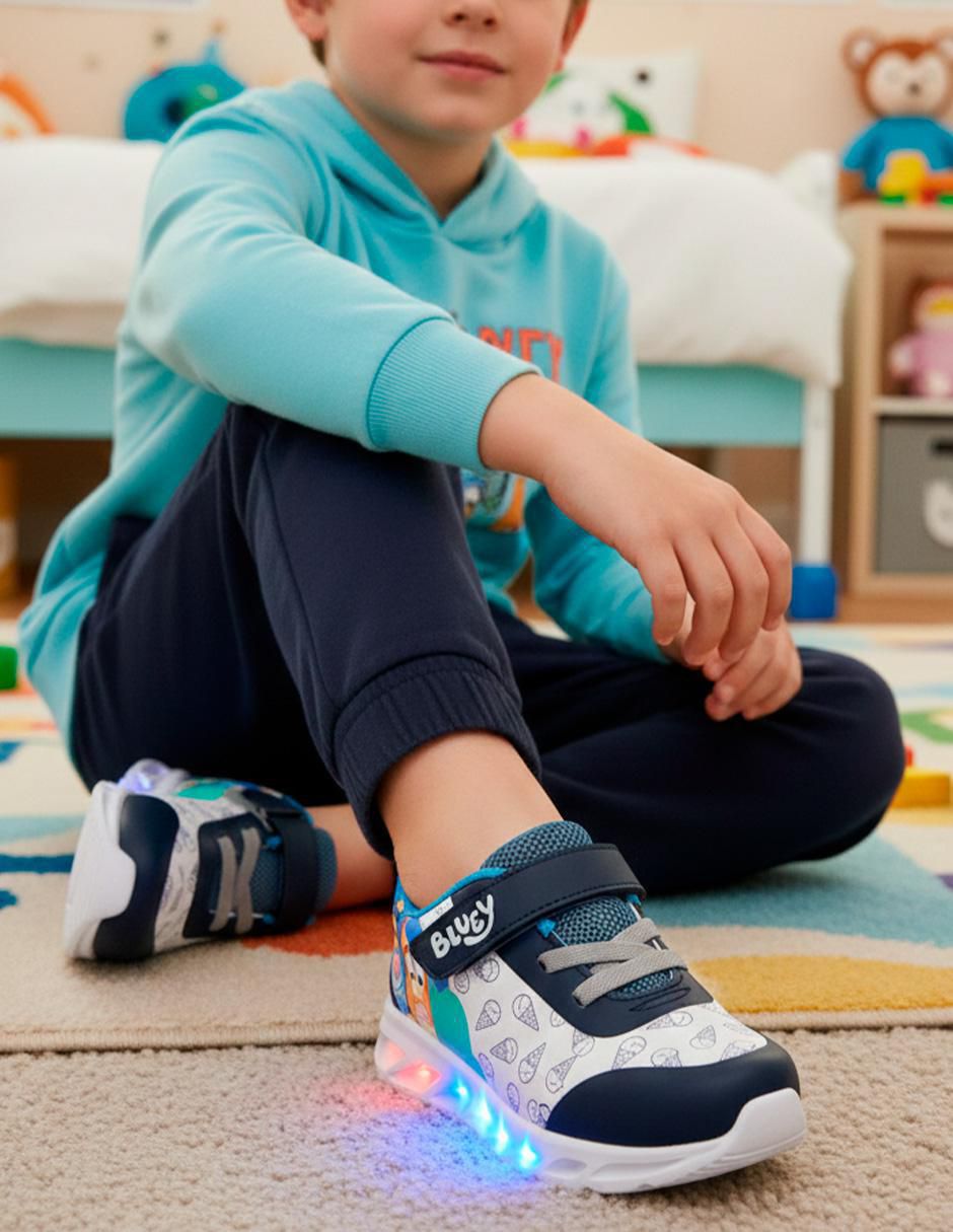 Tenis con luz para niño Fun Lights Bluey 2