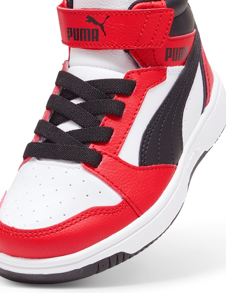 Tenis para niño Rebound V6 Mid Ac Ps 5