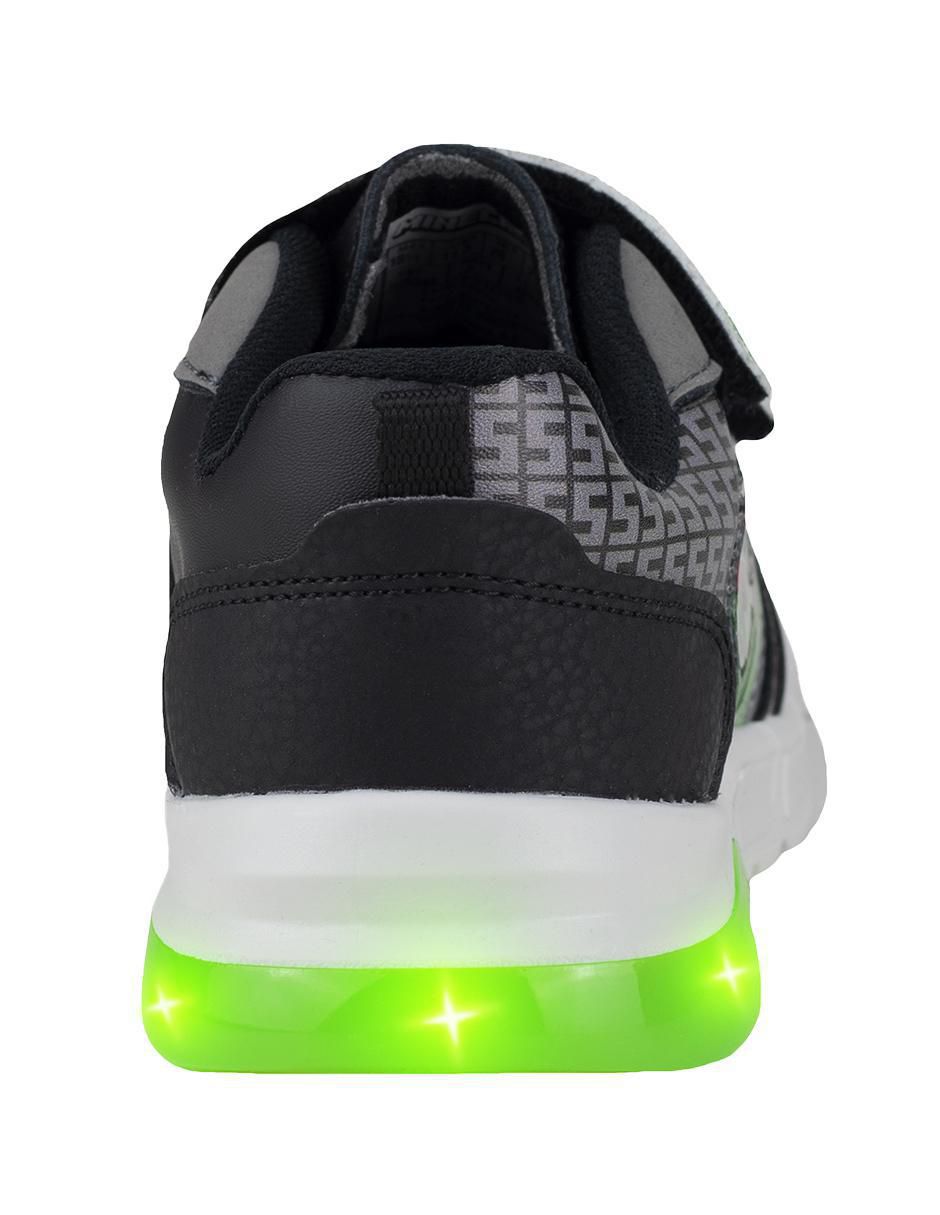 Tenis con luz para niño Minecraft 5