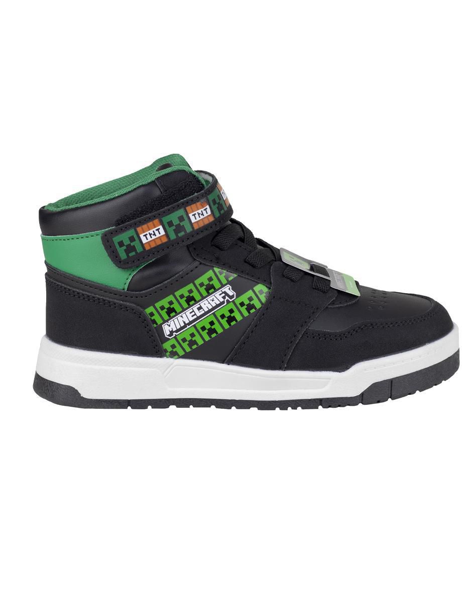 Tenis para niño Minecraft Creeper 2