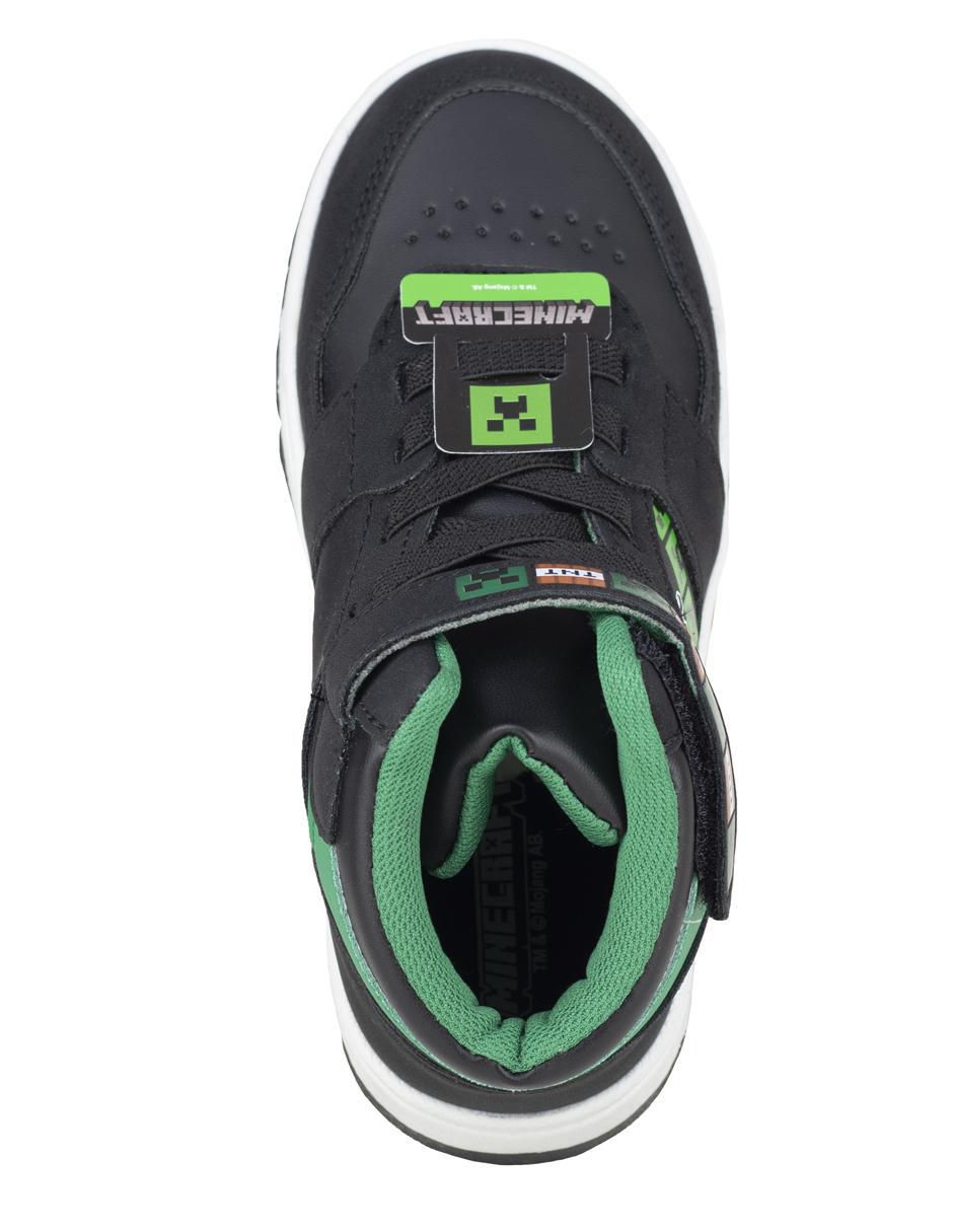 Tenis para niño Minecraft Creeper 6