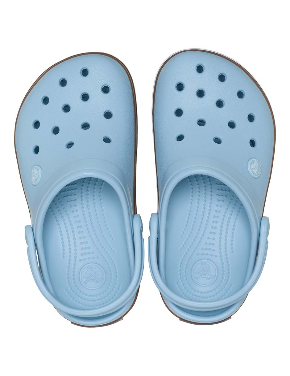 Sandalia Crocband Gum Clog K para niño 7